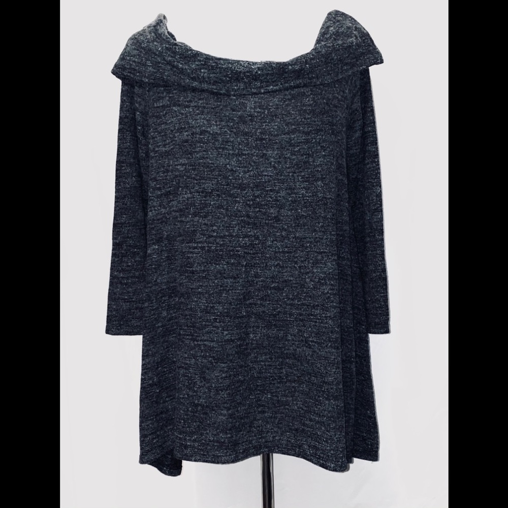 Torrid 3/4 Sleeves Wide Cowlneck Pullover